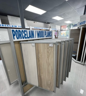 Porcelain Wood Planks Showroom - Axe Home and Design